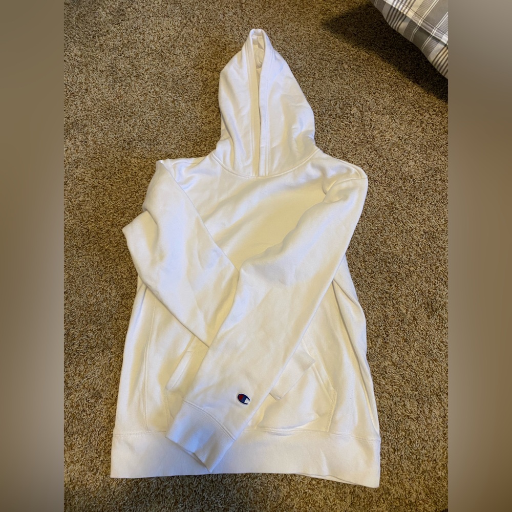 Champion Classic White Soft Hoodie